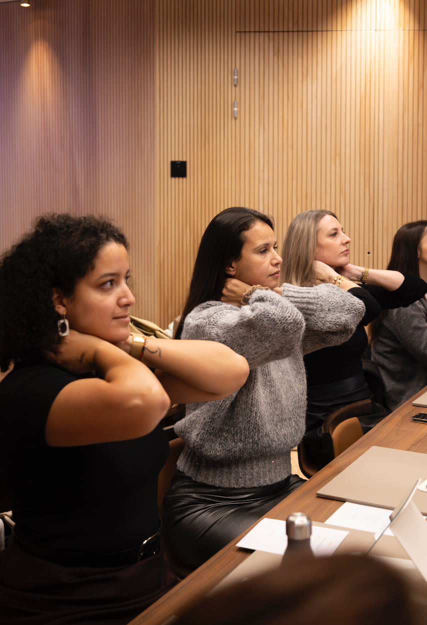 Eva à l’événement C’est Qui La Boss : une journée d’entrepreneuriat féminin.